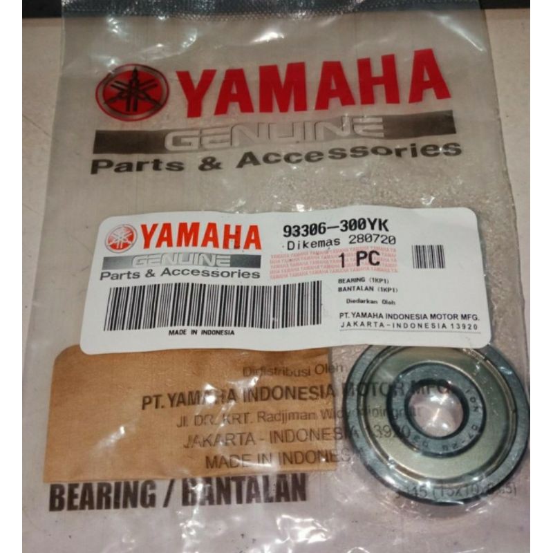 BEARING LAHER RODA DEPAN 6300 FIZR VEGA JUPITER Z1 JUPITER MX ASLI ORI YAMAHA 93306 300YK