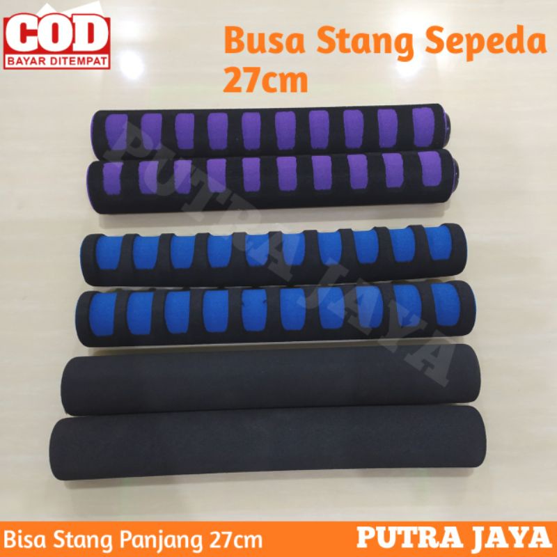 Handgrip Sepeda Fixie Balap Busa Spon 27 cm Motor - HandGrip Stang Sepeda