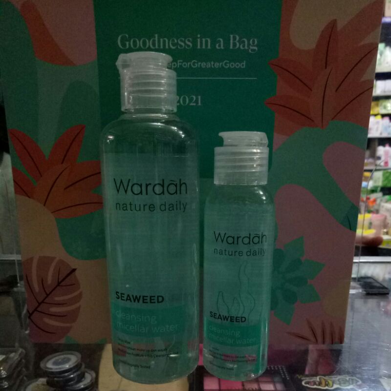 Wardah Nature Daily Seaweed Cleansing Micellar Water 100ml-240ml