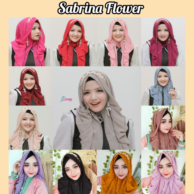 Zaura Hijab Sabrina Flower RH