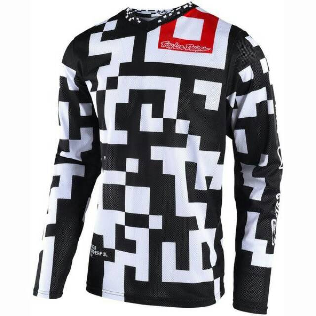 JERSEY MTB TRAIL TLD Maze - White Black
