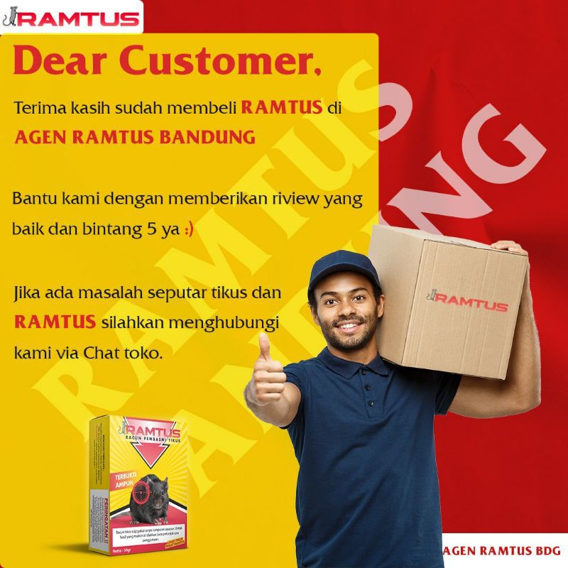 Pembasmi Tikus Ampuh Ramtus Racun Tikus