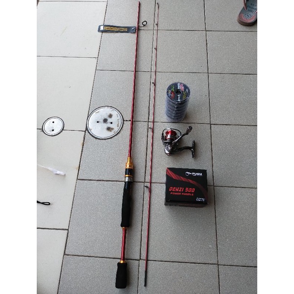 set pancing ultra light pemula strike 2 royale dan fugu denzi 500