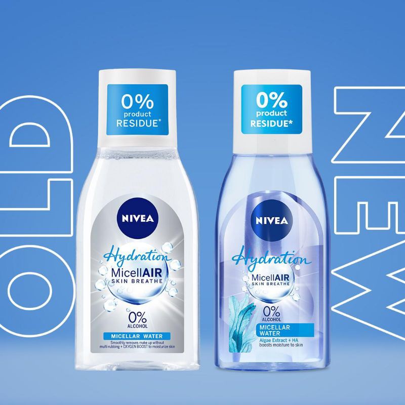 Nivea MicellAIR Hydration 125 ml | MICELLAR WATER NIVEA BIRU | make up remover makeup remover