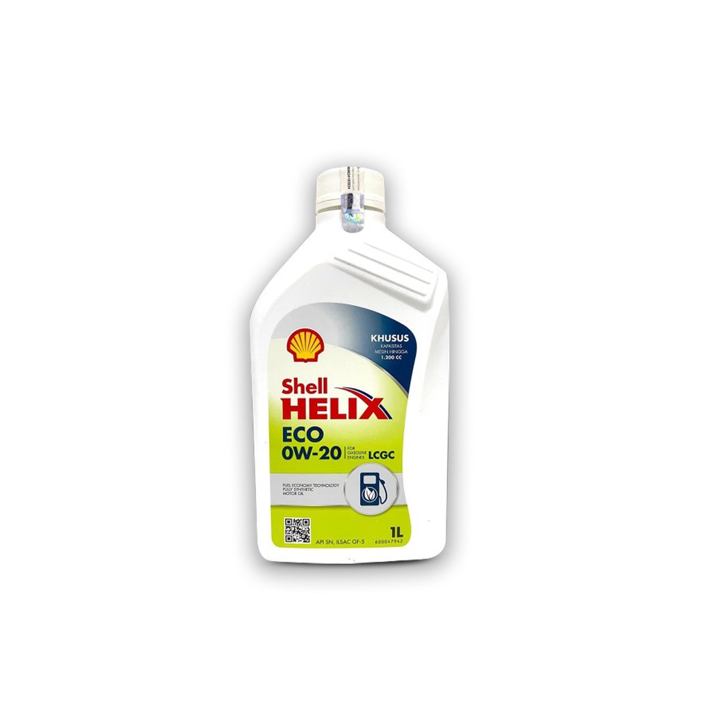 Oli shell helix eco sae 0W-20 LCGC isi 1 liter