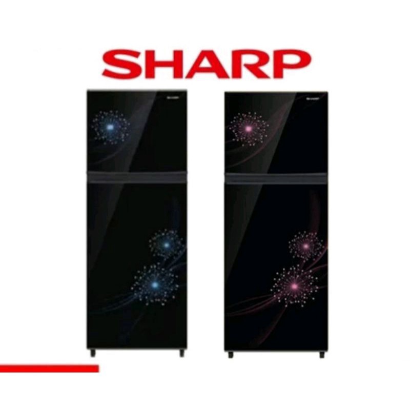 SHARP kulkas 2 pintu SJ-317MG