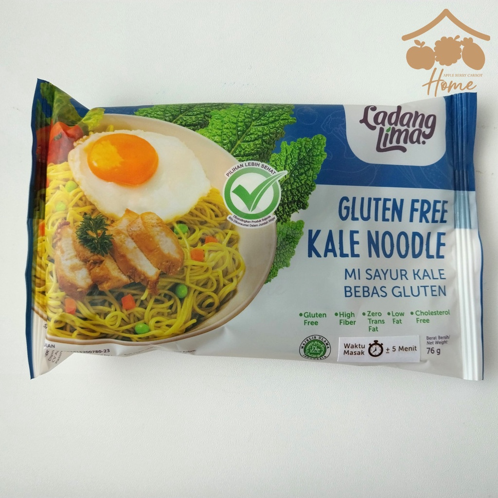 

Ladang Lima Veggie Noodle Kale GF 76gr mie gluten free mi instan