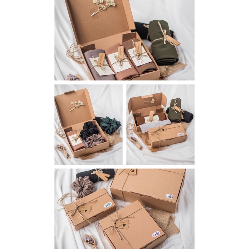 

[READY STOCK] PART 1 Hampers by hijabbymonna / cod / Hampers Hijab / Hampers lebaran / Hadiah Ulang tahun / Hadiah