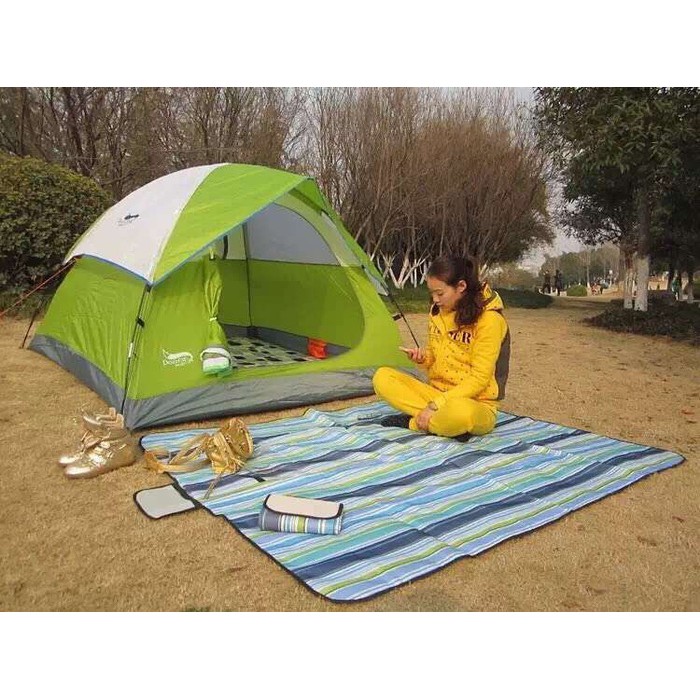 Tikar lipat piknik portable matras piknik liburan Tikar anti air