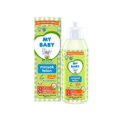 Minyak telon plus MY BABY 90ml atau 60ml - perlindungan  bayi 8 jam dari gigitan nyamuk ens