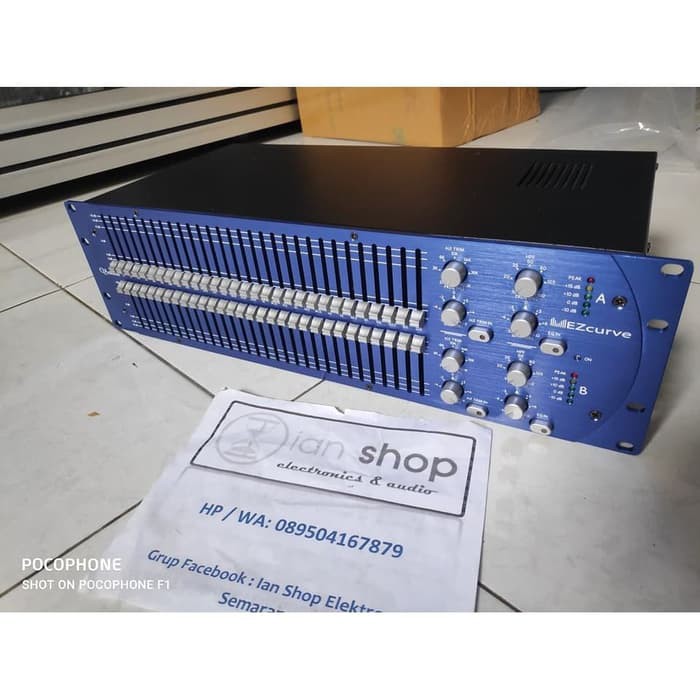 Equalizer QA Electronic By RDW EZCurve EZ Curve MAKRO Original 2 x 31 Channel Dual Channel Equalizer
