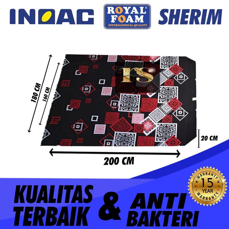 Kasur Busa INOAC DAN ROYAL FOAM 200 x 180 x 20