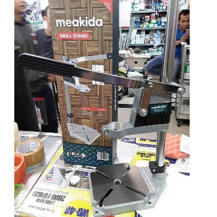 Paling Disukai.. STAND TEMPAT DUDUKAN BOR TANGAN DUDUK DRILL STAND ADAPTOR MEAKIDA - BAGUS - MURAH -