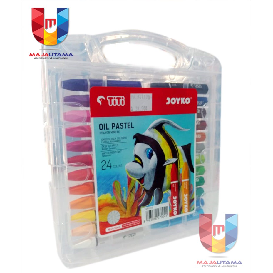 

Crayon/Krayon Titi Oil Pastels (Krayon Minyak) Isi 24