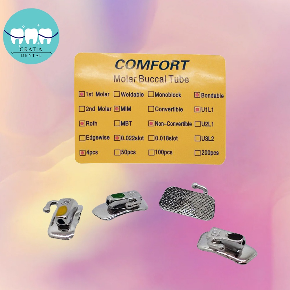 Jual Dental Buccal Tube Buccaltube M1 dan M2 Roth 022 Shopee Indonesia