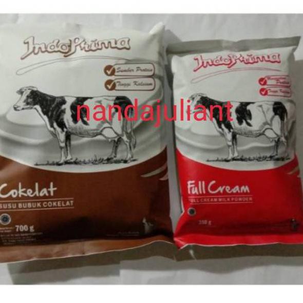 

Bagus Banget.. PAKET HEMAT(2pcs) SUSU INDOPRIMA coklat 700gram + fullcream 350gram.