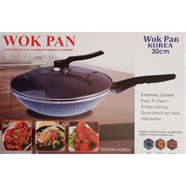 Panci wok pan korea 30cm