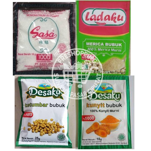 Ladaku, Sasa, Kunyit Bubuk, Ketumbar Bubuk 1 pcs