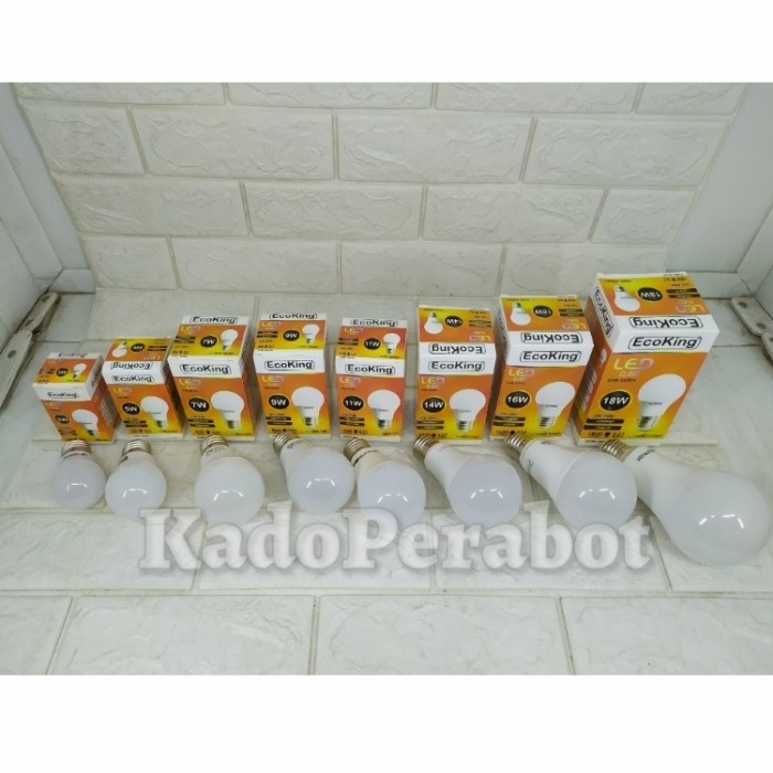 lampu led ecoking - lampu rumah - lampu kamar - lampu led - 18 watt