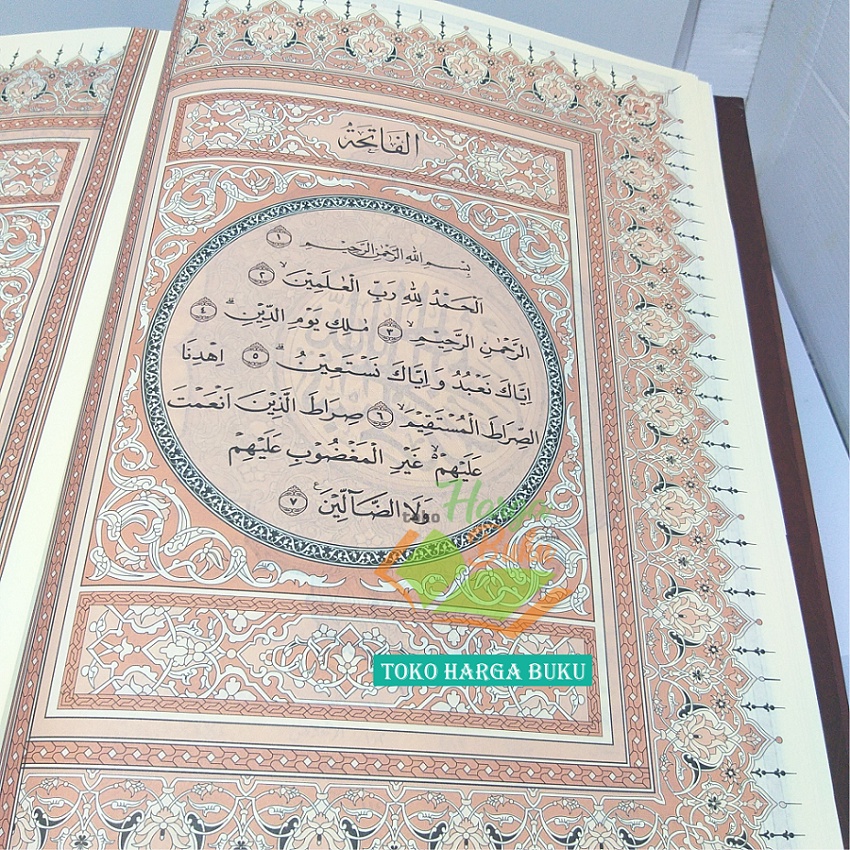 Al-Quran At-Tilawah A4 NONTERJEMAH Hard Cover Ukuran BESAR HC Khat Utsmani 15 Baris Ayat Pojok Mushaf Al-Qur'an Tilawah Mudah Penerbit Ummul Qura