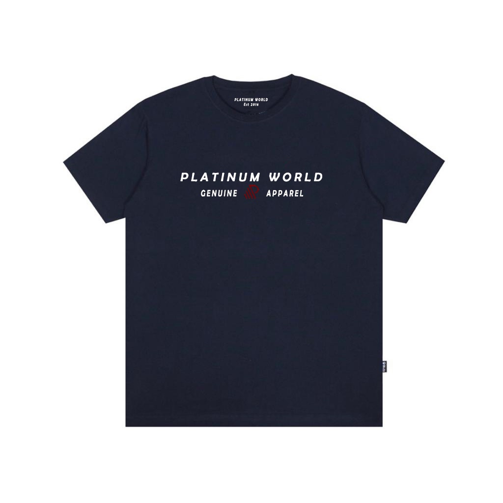 T-shirt Kaos Platinum World Basic Simpel Authentic Quality