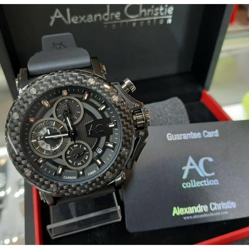 JAM TANGAN ALEXANDRE CHRISTIE AC 9205 CARBON!! MURAH MERIAH GARANSI RESMI!