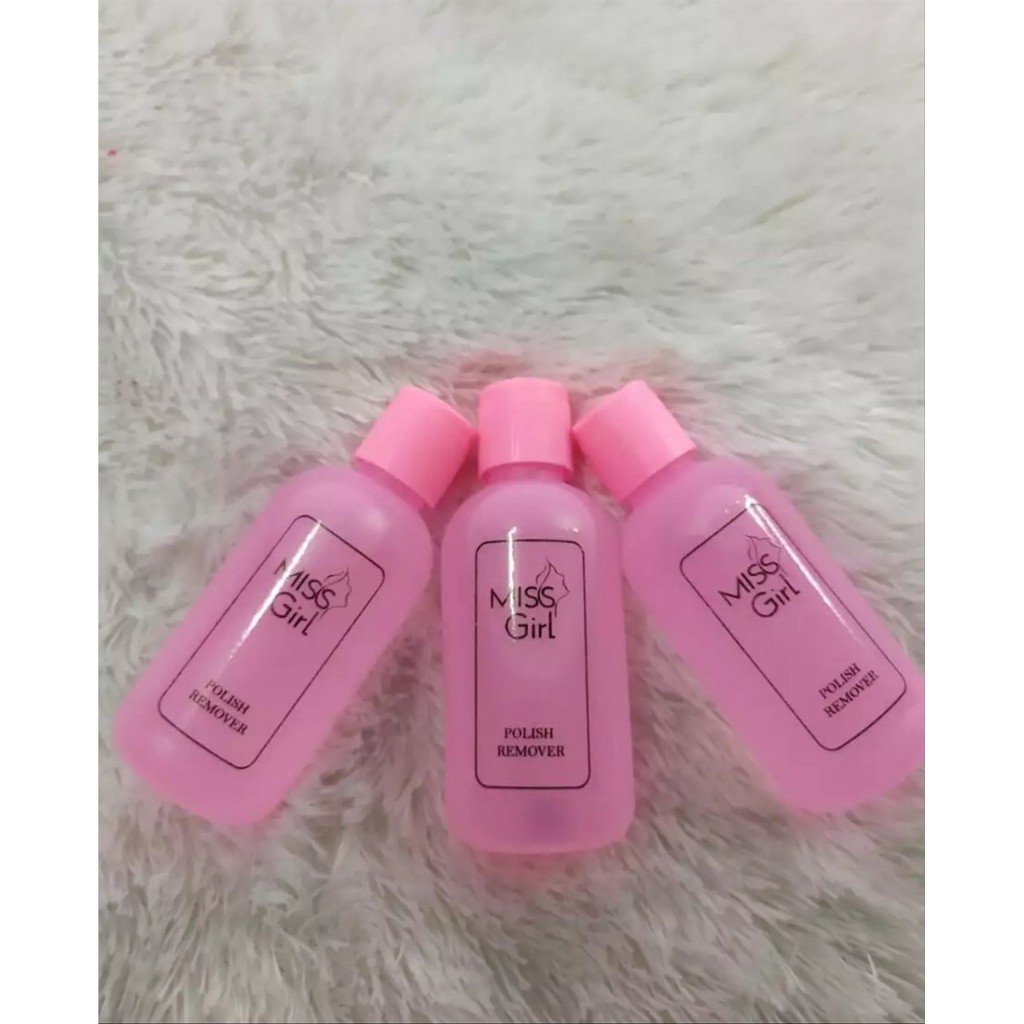 ASETON queen MISS GIRL polish remover PEMBERSIH KUTEK Penghilang Cat Kuku