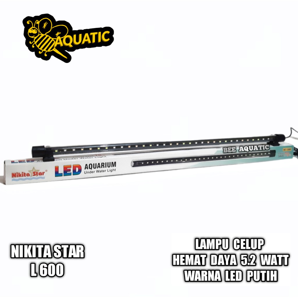 Jual Lampu Led Aquarium Celup Cm Nikita Star Putih Watt