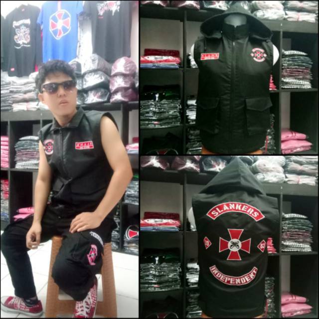 Rompi Slank Jaket Slank Hoddie Slank Bordir Switer Slank Hoddie Pria Dan Wanita