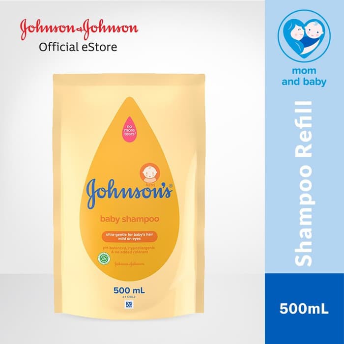 Johnson's Baby Shampoo Gold Refill 500ml - Johnson Shampo Bayi 500 ml