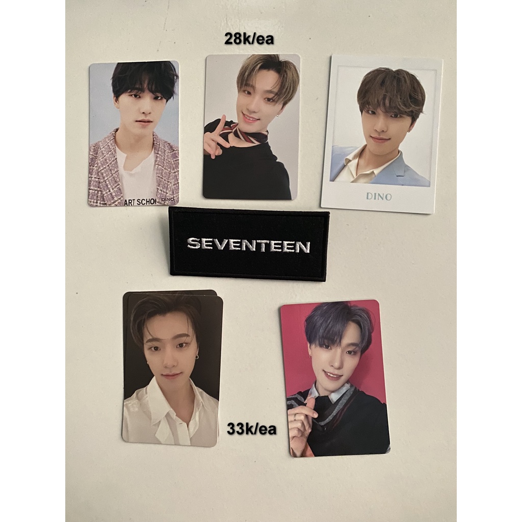 PHOTO CARD DINO SEVENTEEN YOUR CHOISE HITORIJANAI TC HARE