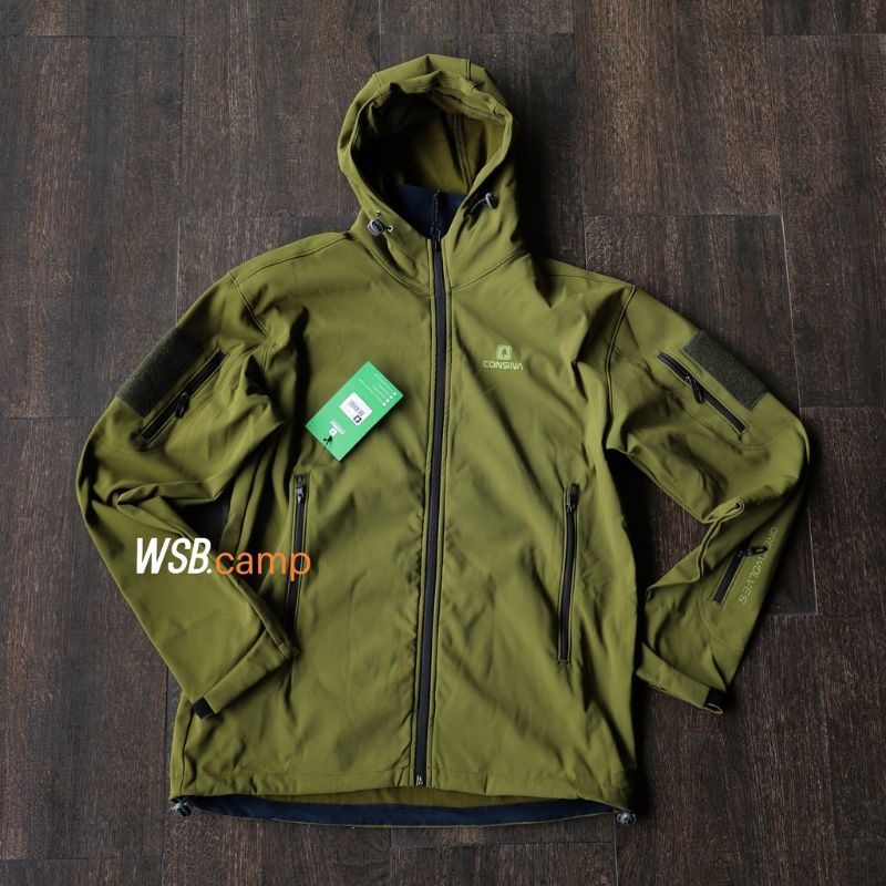 JAKET CONSINA GREY WOLVES . JAKET GUNUNG JAKET ARMY