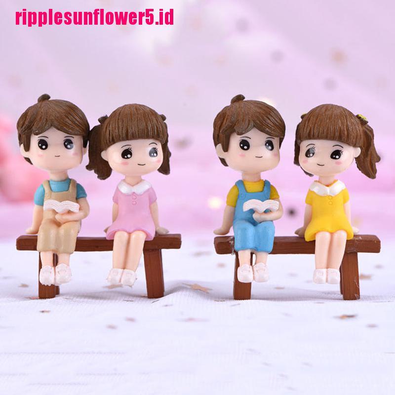 # Kaos T-Shirt Wanita Lengan Pendek Motif Print #1 Set Miniatur Pasangan Kekasih Untuk Dekorasi Rumah Boneka