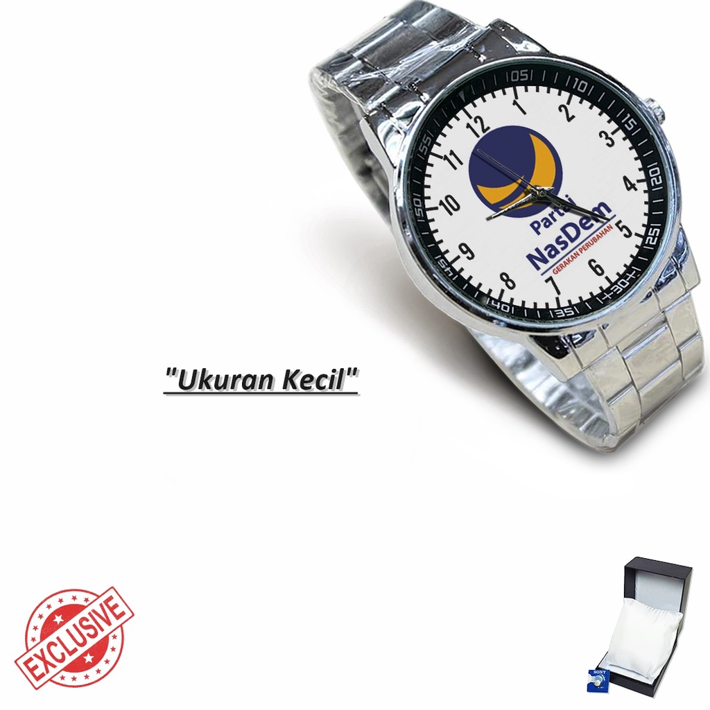 Jam Tangan Rantai Couple PARTAI NASDEM - 03 (Nice)