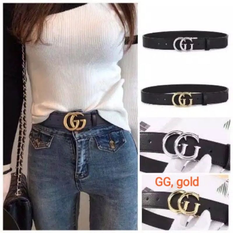 Ikat Pinggang Wanita Cewek Fashion Style Ring Belt Gesper Sabuk Wanita Cewek Iket Pinggang Wanita