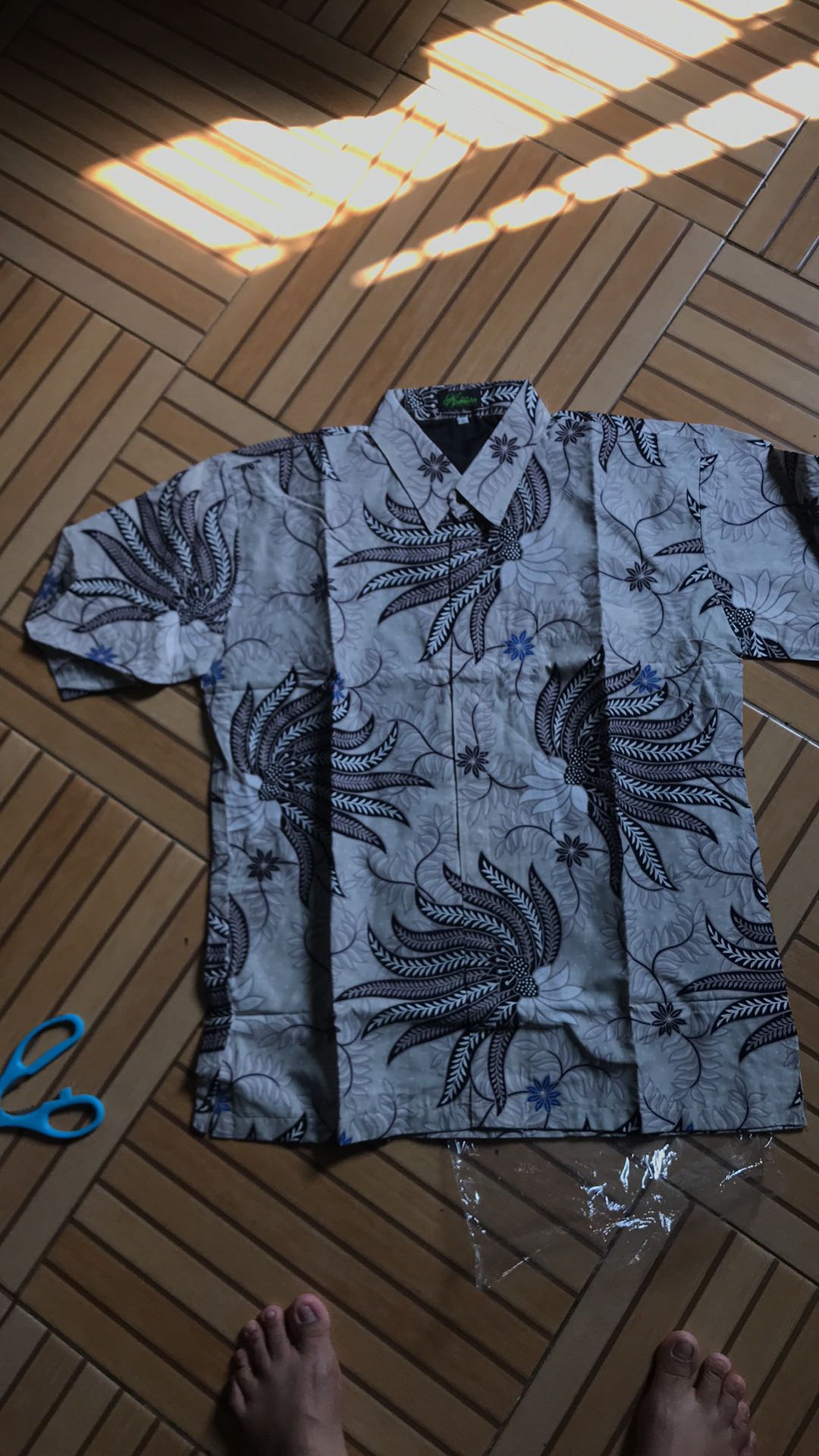 Batik Kembang Pari Full Furing Katun Halus Sragenan Size M-xxl Asli Solo