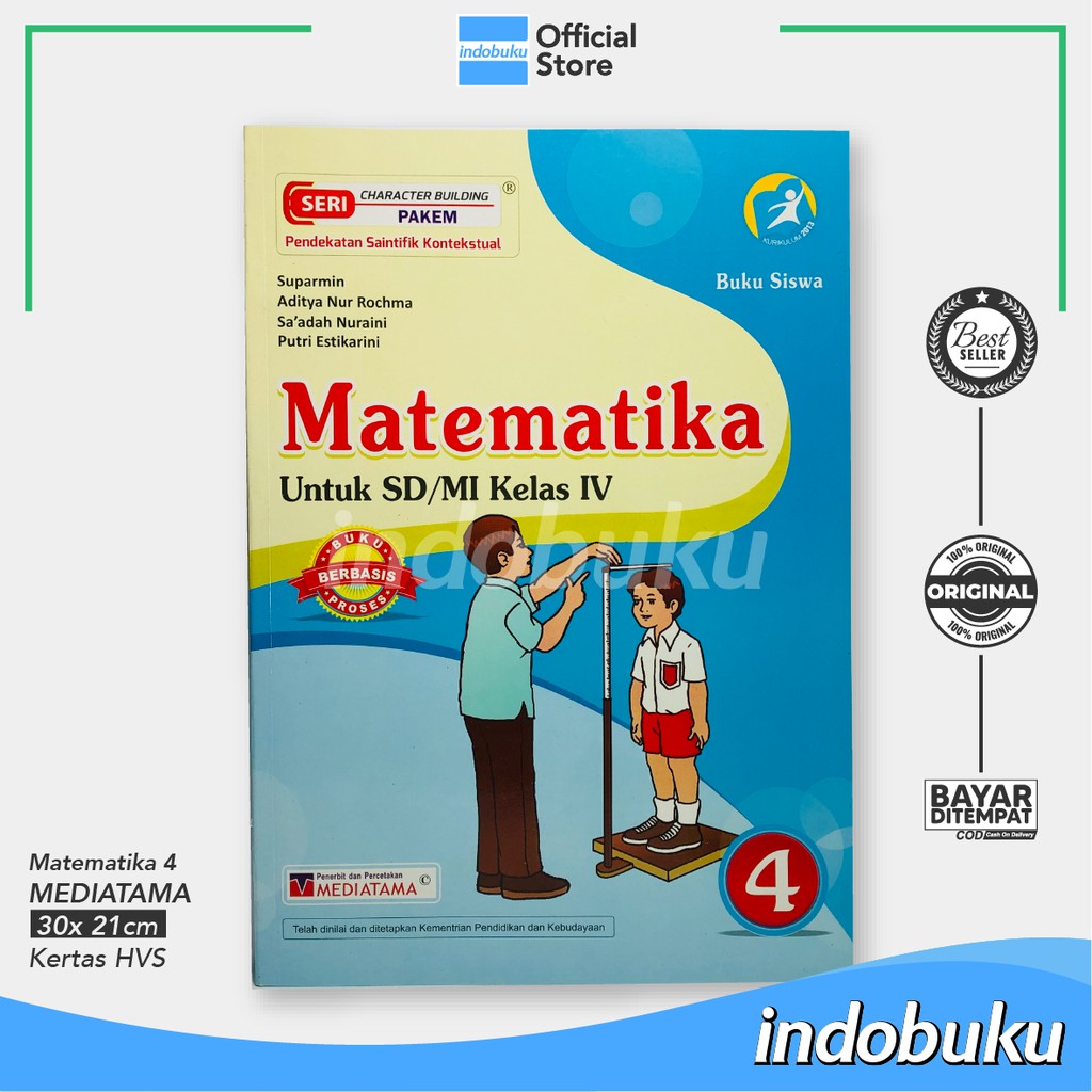BUKU MATEMATIKA K13 SD KELAS 4 MEDIATAMA