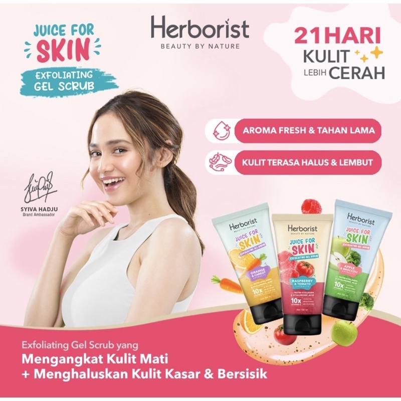 HERBORIST Juice For Skin Exfoliating Gel Scrub 150ml