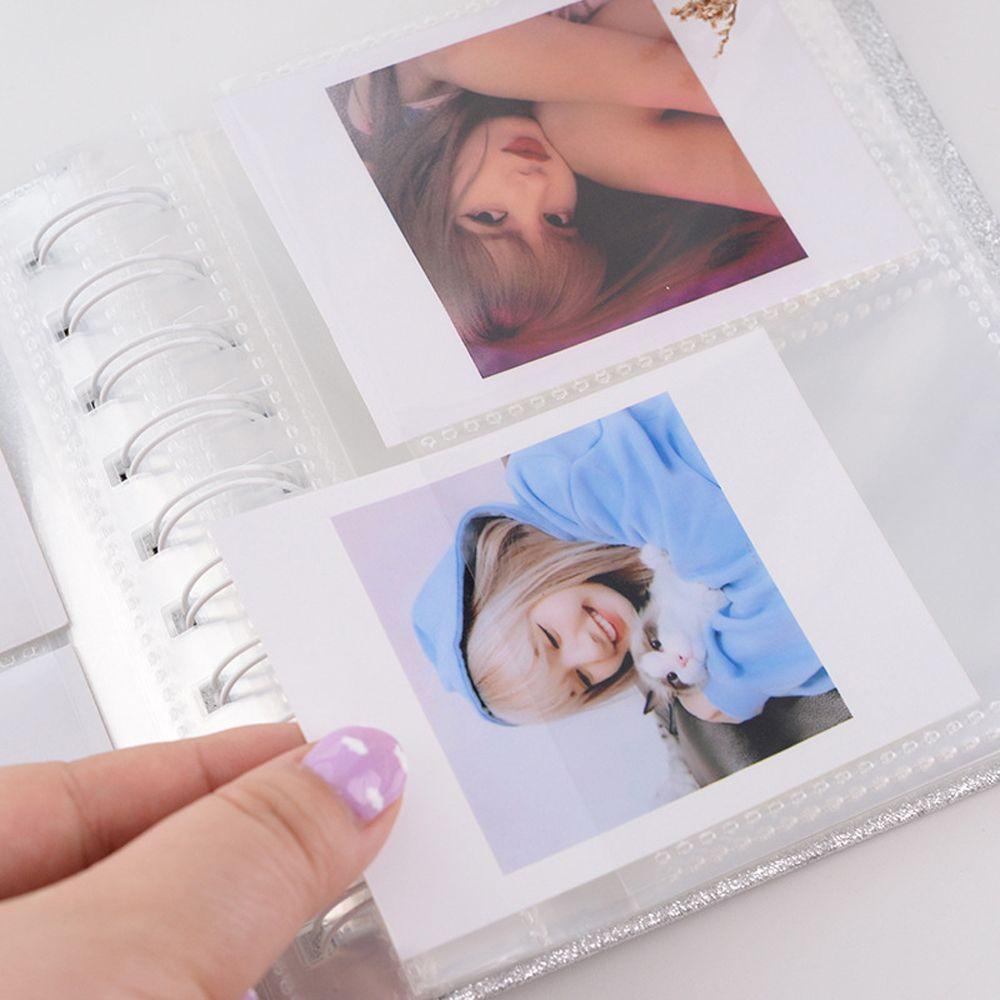 【 ELEGANT 】 Album Foto Hadiah Anak Kreatif PVC Loose-leaf Scrapbooking Penyimpanan Foto Gambar Album Kolekte Buku Kpop Card Binder