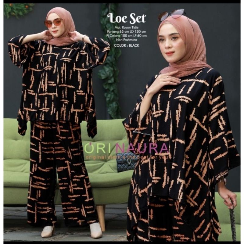 Lafa Set&quot; One Set Jumbo Wanita Kasual Elegan