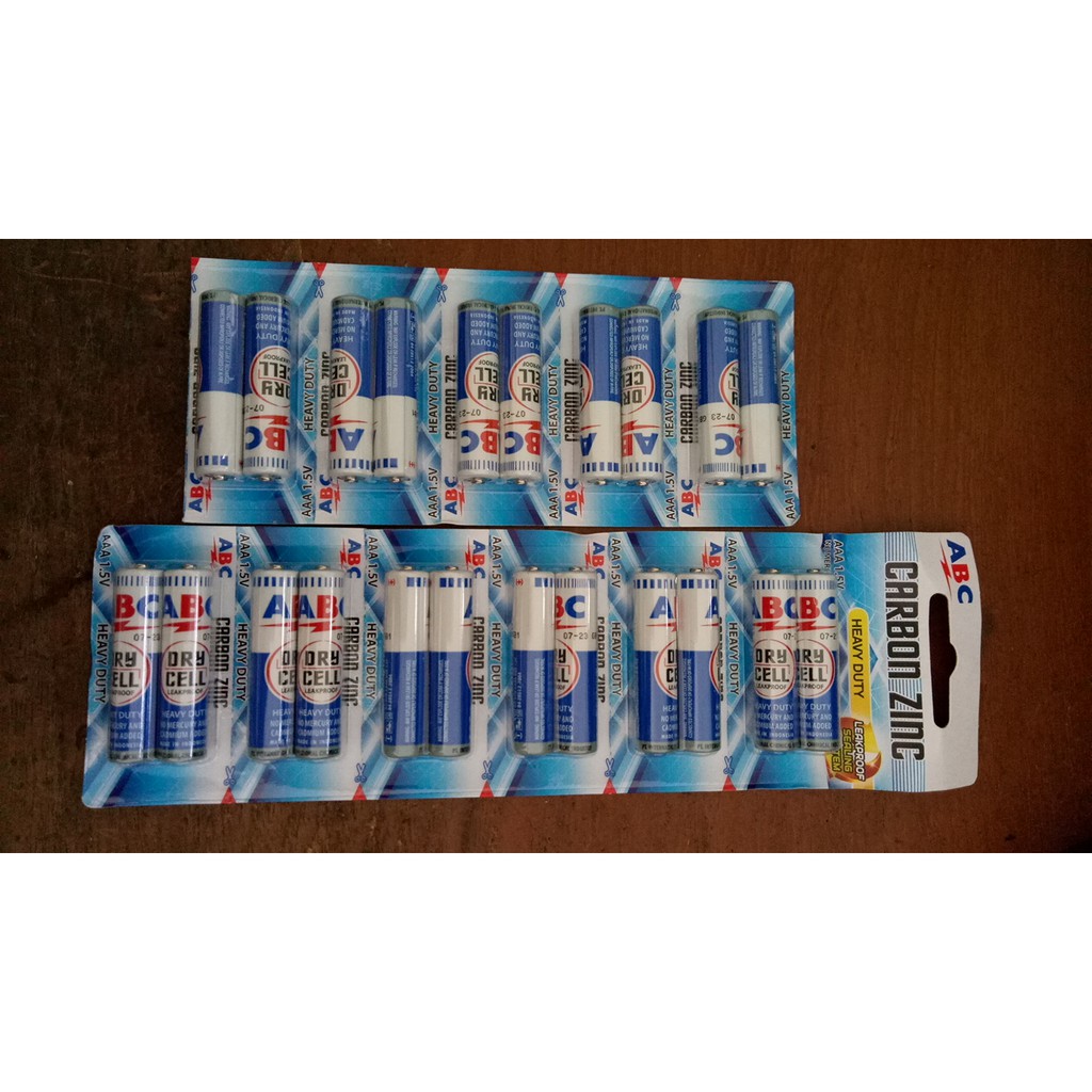 ABC AAA 1.5 V ORIGINAL TERMURAH BATTERAY AAA ABC ORI GROSIR BATERAI ABC AAA BATRE AAA ABC