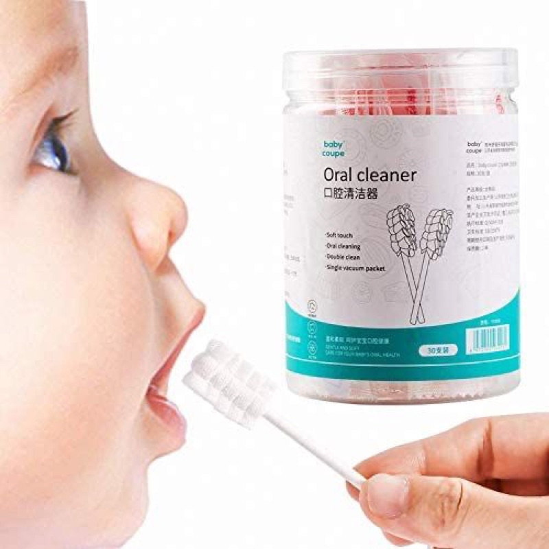 Jual Baby Oral Cleaner Pembersih Mulut Lidah Gigi Bayi Kasa Kapas Steril ECER Shopee Indonesia