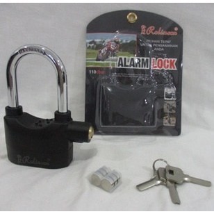 Gembok Alarm Motor Kinbar Rolinson/Gembok Alarm Sensor Getar