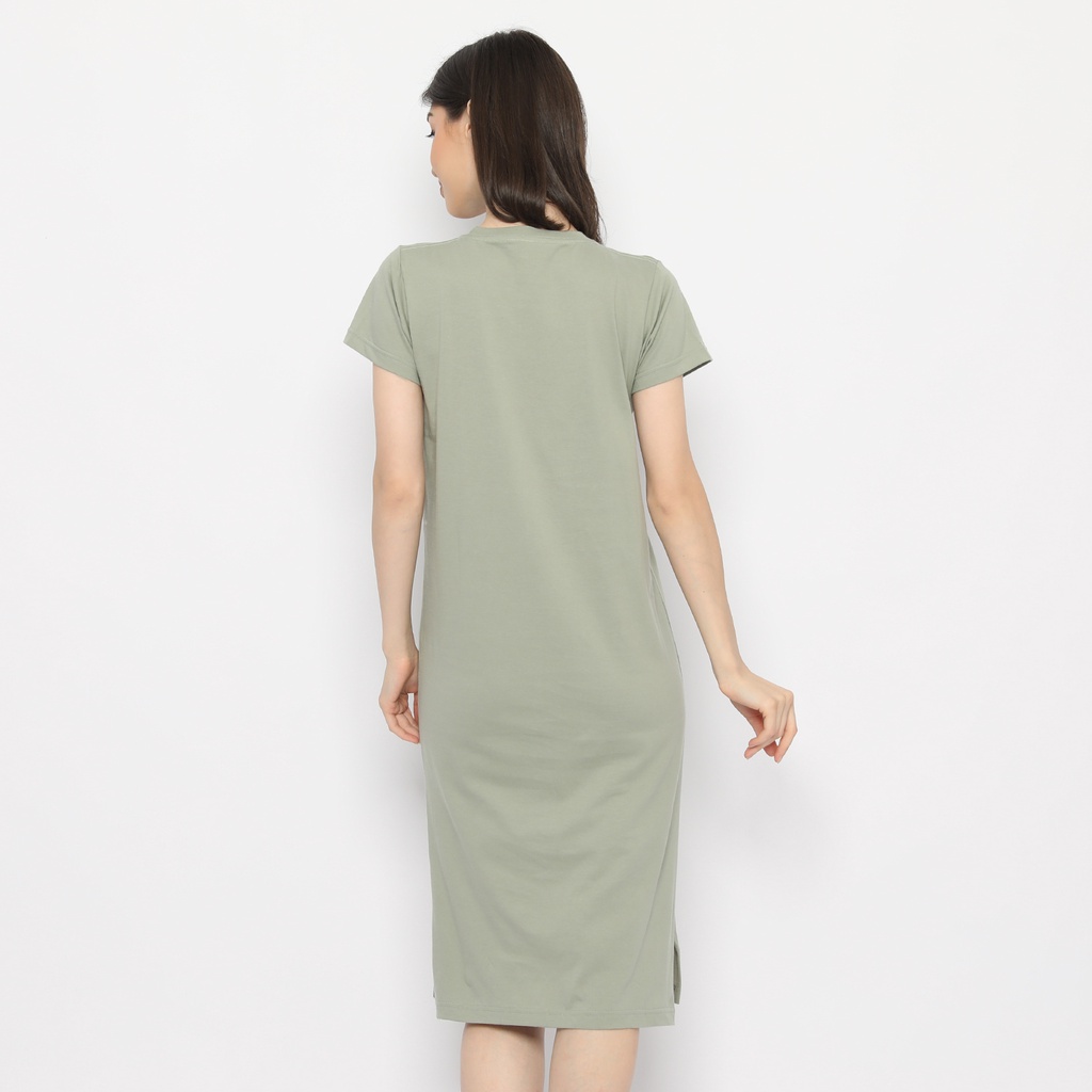 Midi Dress Basic With Slit tunik batusa  S 30