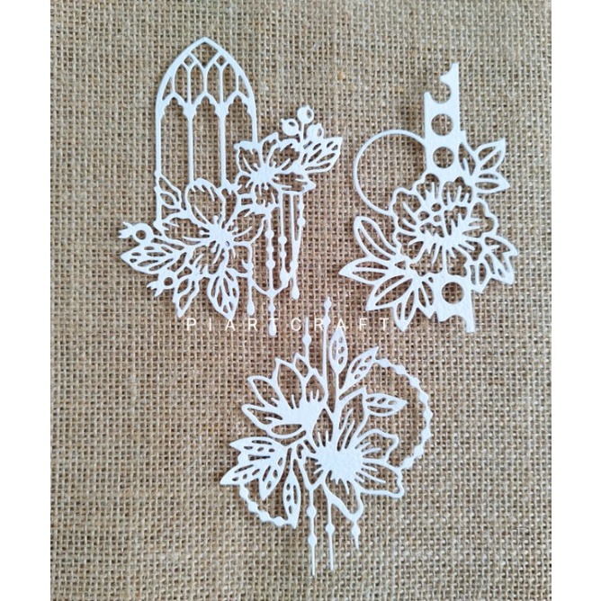 

Frame Flower (2) - Dies cut / cut dies DIY scrapbook / vintage journal / diary / album