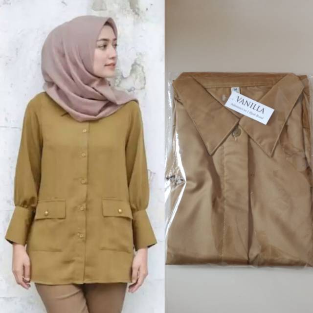 Vivy Blouse Vanilla Hijab