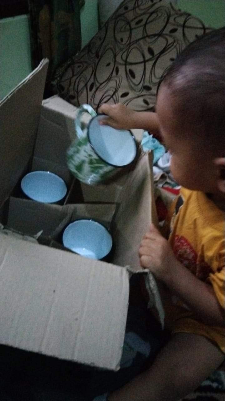 Teko Set Blurik/blirik Jadul Besar +6 Cangkir Murah