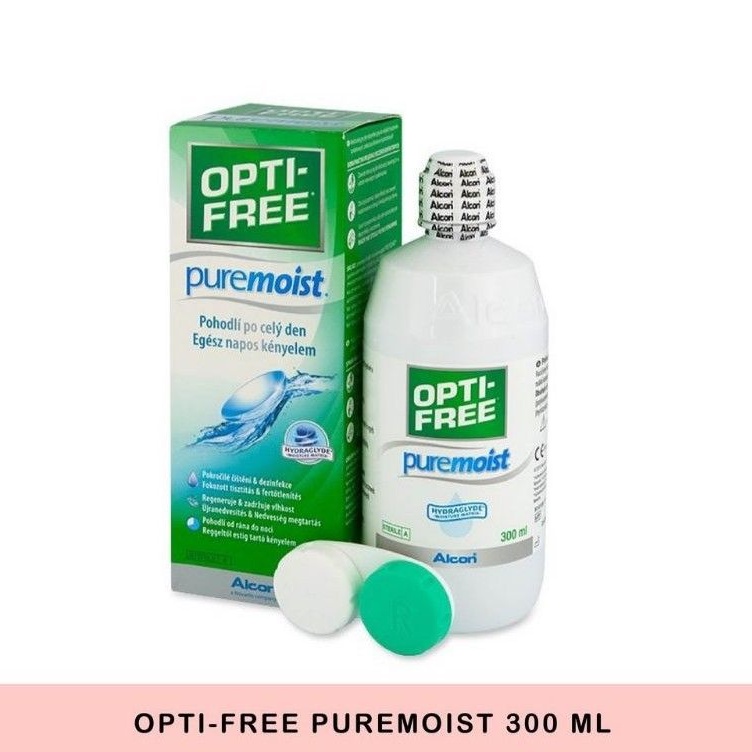 Cairan Pembersih Softlens Opti-Free Pure Moist 300ml by alcon / optifree puremoist by alcon