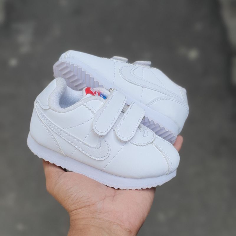 Sepatu anak cortes perekat blue peach sepatu anak perempuan