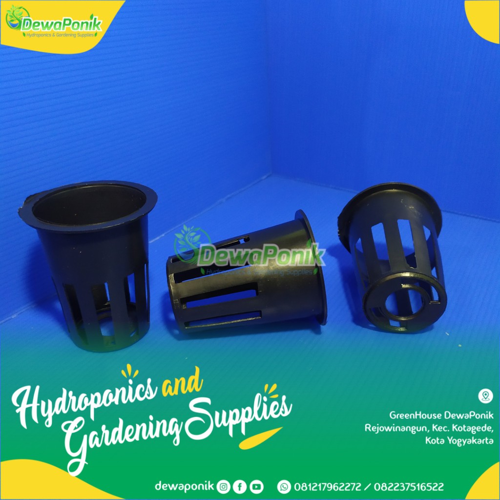 NetPot Hidroponik  Hitam Ukuran  7 cm Shopee Indonesia